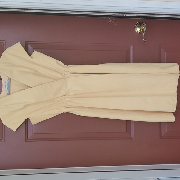 Halston RARE Saks Fifth Ave Vintage 1970 vintage yellow ultra suede wrap p2p 18 - Picture 15 of 16